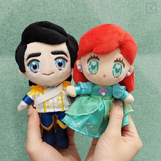 Japan Disney Store Tiny Princess Plush Keychain - The Little Mermaid / Prince - 6