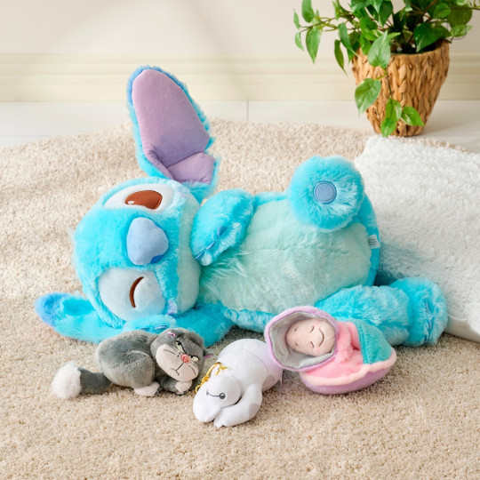 Japan Disney Store Plush - Stitch / Gororin Relaxing - 7
