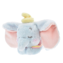 Japan Disney Store Plush Keychain - Dumbo / Gororin Relaxing