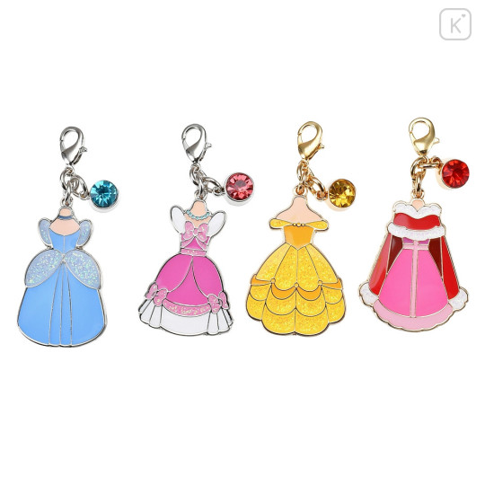 Japan Disney Secret Tiny Metal Charm - Princess Dress / Blind Box - 4