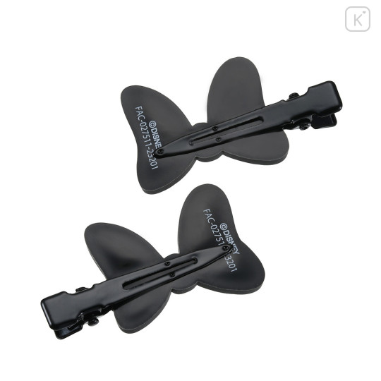 Japan Disney Store Hair Clip Set of 2 - Minnie Mouse Ribbon - 3