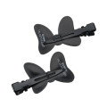 Japan Disney Store Hair Clip Set of 2 - Minnie Mouse Ribbon - 3