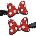 Japan Disney Store Hair Clip Set of 2 - Minnie Mouse Ribbon - 4
