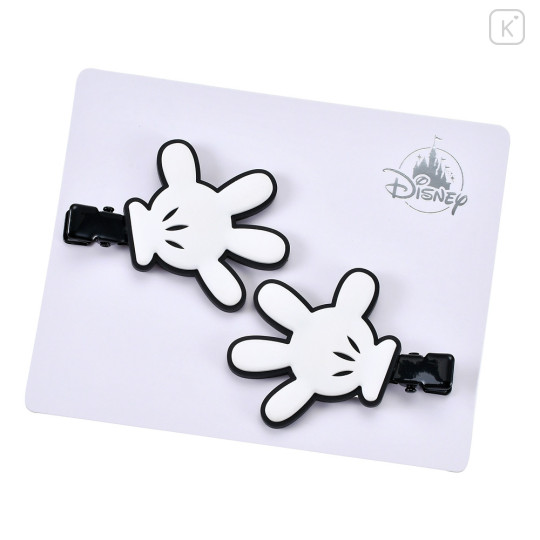 Japan Disney Store Hair Clip Set of 2 - Mickey Mouse Hand - 1