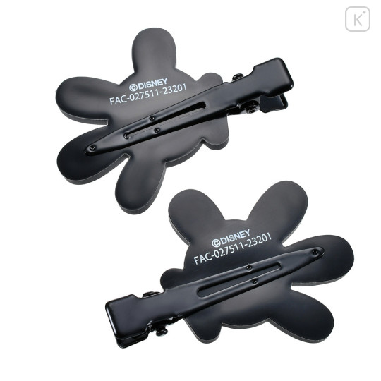 Japan Disney Store Hair Clip Set of 2 - Mickey Mouse Hand - 3