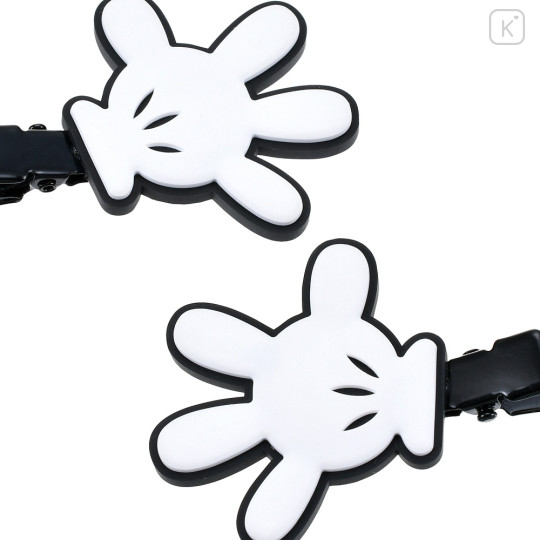 Japan Disney Store Hair Clip Set of 2 - Mickey Mouse Hand - 4