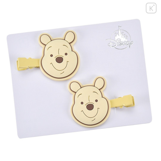 Japan Disney Store Hair Clip Set of 2 - Pooh - 1
