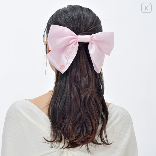 Japan Disney Store Ribbon Hair Clip - Marie Cat / French Girl - 1