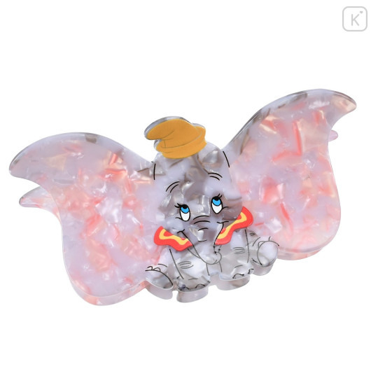 Japan Disney Store Pearl Acrylic Hair Claw Clip - Dumbo - 3