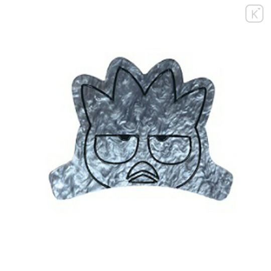 Japan Sanrio Pearl Acrylic Hair Claw Clip - Bad Badtz-maru - 1