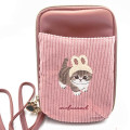 Japan Mofusand Gadget Pocket Sacoche Bag with Shoulder Strap - Cat / Rabbit - 1
