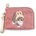 Japan Mofusand Accessory Pouch with Reel - Cat : Rabbit - 1