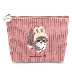 Japan Mofusand Mini Pouch & Tissue Case - Cat / Rabbit