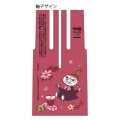 Japan Moomin FriXion Ball 3 Slim Color Multi Erasable Gel Pen - Little My / Red - 4