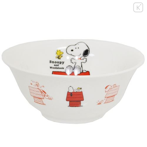 Japan Peanuts Mini Ramen Bowl - Snoopy / White - 1