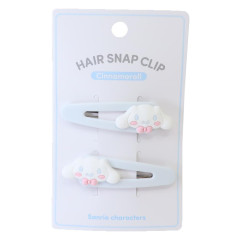 Japan Sanrio Hair Clip Set of 2 - Cinnamoroll / Smile