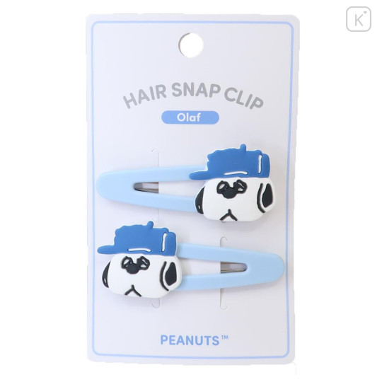 Japan Peanuts Hair Clip Set of 2 - Olaf - 1