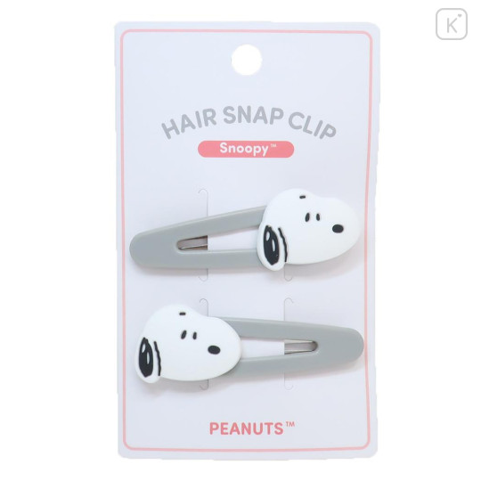 Japan Peanuts Hair Clip Set of 2 - Snoopy - 1