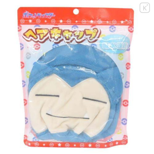 Japan Pokemon Quick Dry Towel Hair Cap - Snorlax - 4