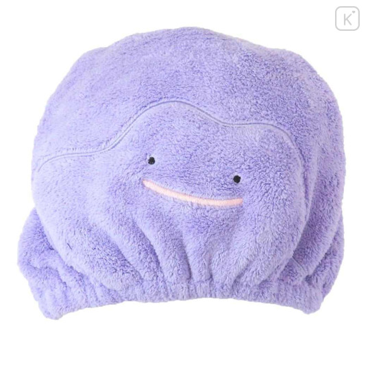 Japan Pokemon Quick Dry Towel Hair Cap - Ditto - 1