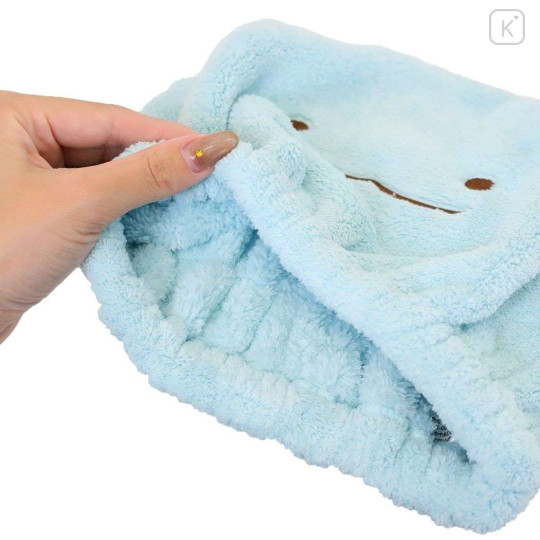 Japan San-X Quick Dry Towel Hair Cap - Sumikko Gurashi / Tokage - 3