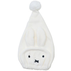 Japan Miffy Quick Dry Towel Hair Cap - White