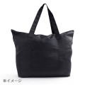 Japan Sanrio Large Folding Zipper Tote Bag - Blue - 3