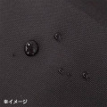 Japan Sanrio Large Folding Zipper Tote Bag - Black - 8