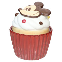 Japan Disney Storage Container Canister - Mickey Mouse / Cupcake