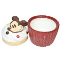 Japan Disney Storage Container Canister - Mickey Mouse / Cupcake - 3