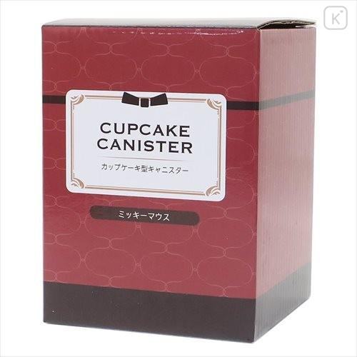 Japan Disney Storage Container Canister - Mickey Mouse / Cupcake - 5