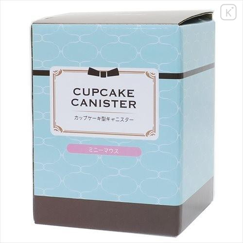 Japan Disney Storage Container Canister - Minnie Mouse / Cupcake - 5