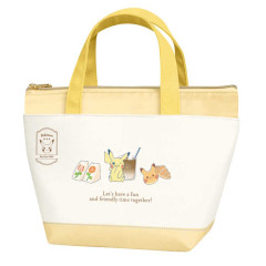 Japan Pokemon Insulated Cooler Lunch Bag - Enjoy Tea Time