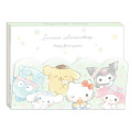 Japan Sanrio A6 Notepad - Characters / Happy Flower Garden - 1