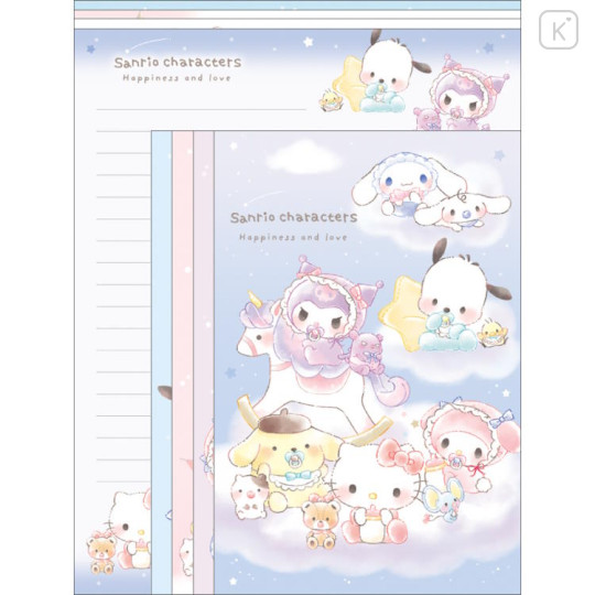 Japan Sanrio Letter Set - Characters / Toddler Baby - 1