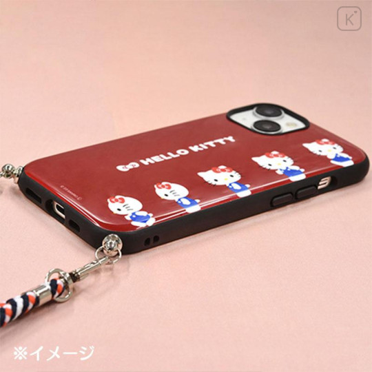 Japan Sanrio IIIIfit Loop iPhone Case - Hello Kitty / iPhone15 & iPhone14 & iPhone13 - 4