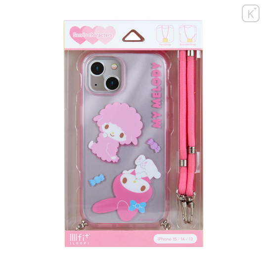 Japan Sanrio IIIIfit Loop iPhone Case - My Melody / iPhone15 & iPhone14 & iPhone13 - 2