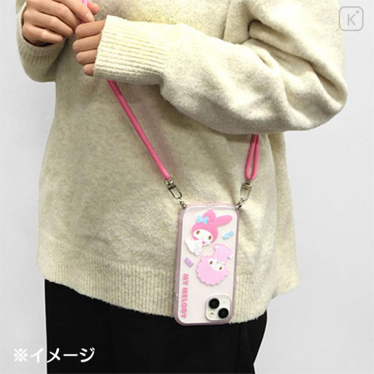 Japan Sanrio IIIIfit Loop iPhone Case - My Melody / iPhone15 & iPhone14 & iPhone13 - 5