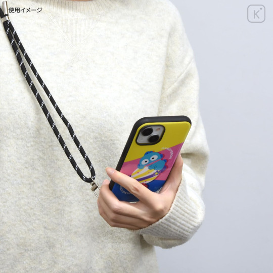 Japan Sanrio IIIIfit Loop iPhone Case - Hangyodon / iPhone15 & iPhone14 & iPhone13 - 6