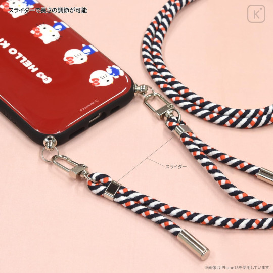 Japan Sanrio IIIIfit Loop iPhone Case - Hello Kitty / iPhone15Pro - 3