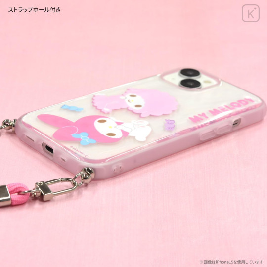 Japan Sanrio IIIIfit Loop iPhone Case - My Melody / iPhone15Pro - 6