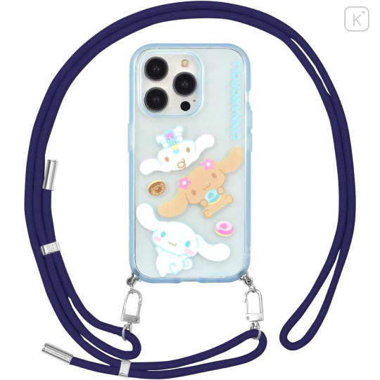Japan Sanrio IIIIfit Loop iPhone Case - Cinnamoroll / iPhone15Pro - 1