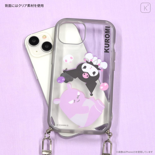 Japan Sanrio IIIIfit Loop iPhone Case - Kuromi / iPhone15Pro - 3