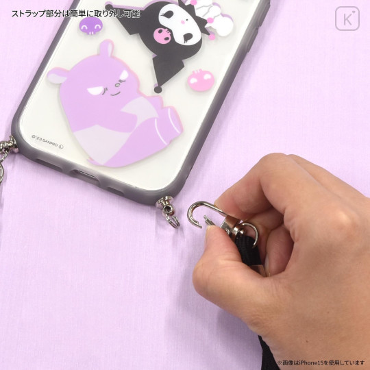 Japan Sanrio IIIIfit Loop iPhone Case - Kuromi / iPhone15Pro - 5