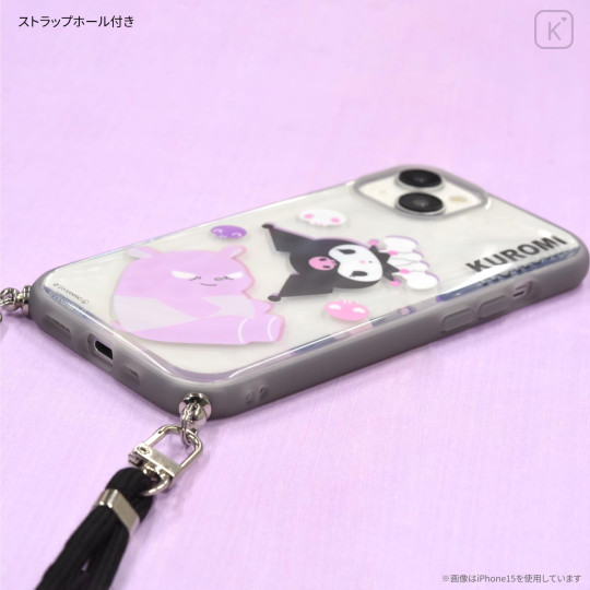 Japan Sanrio IIIIfit Loop iPhone Case - Kuromi / iPhone15Pro - 6