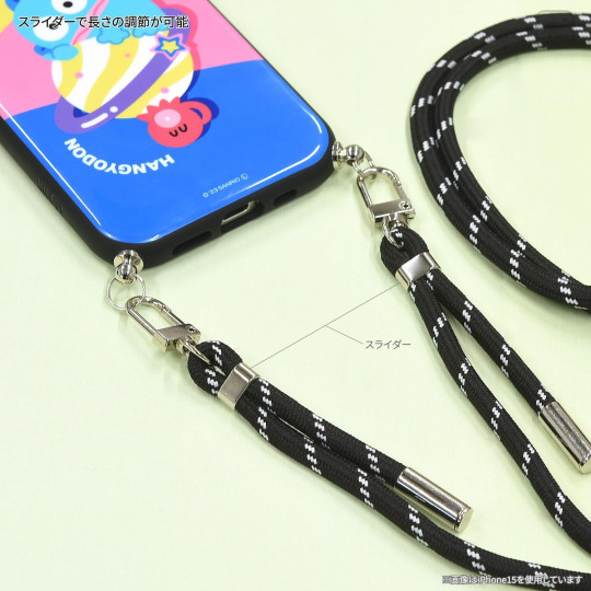 Japan Sanrio IIIIfit Loop iPhone Case - Hangyodon / iPhone15Pro - 3