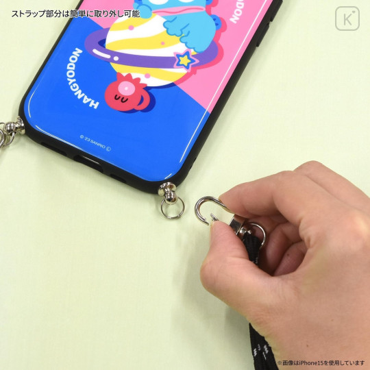 Japan Sanrio IIIIfit Loop iPhone Case - Hangyodon / iPhone15Pro - 4
