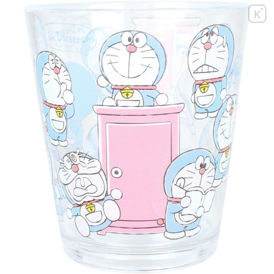 Japan Doraemon Acrylic Tumbler Clear Airy - Anywhere Door - 1
