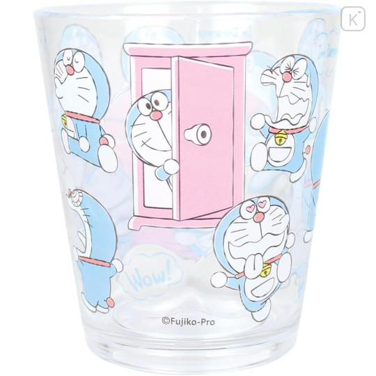 Japan Doraemon Acrylic Tumbler Clear Airy - Anywhere Door - 2