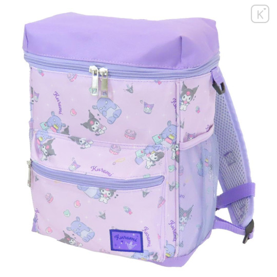 Japan Sanrio Kids Backpack Rucksack - Kuromi / Light Purple - 1